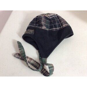 Vermont Flannel Company Plaid Winter Hat Beanie Kids Youth Medium